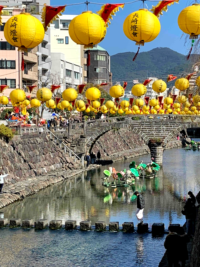 長崎ランタンフェスティバル中島川公園会場